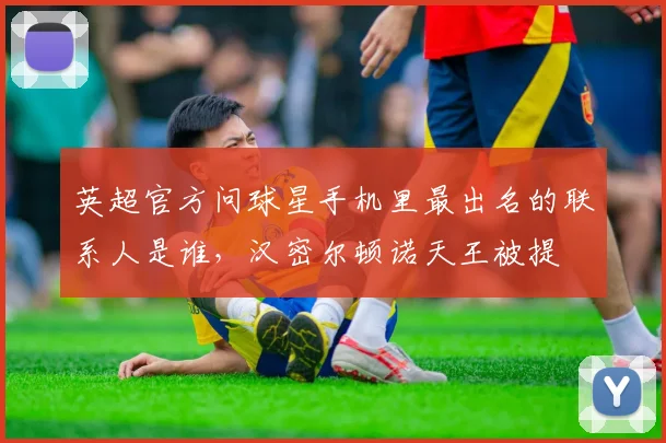英超官方问球星手机里最出名的联系人是谁，汉密尔顿诺天王被提